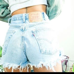 High waisted 505 Levi’s short